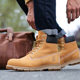 添柏岚（Timberland）男鞋马丁靴秋冬户外徒步登山鞋踢不烂防水皮革高帮靴大黄靴18094 A1JHF231/建议小半码 41.5 (260mm)