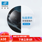 依视路眼镜爱赞全晰钻晶膜致/膜御/A4/膜岩/全视线钻变色晶膜洁一副现片 依视路钻晶膜岩 1.56