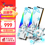 威刚（ADATA）XPG龙耀D500G吹雪联名DDR5台式内存条C28时序严选海力士Adie颗粒ddr5内存条灯条套装9800X3D专用 【C30/Adie】6000 16*2吹雪