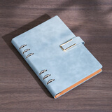 卫美新款活页本a5笔记本带扣日历记事本25K商务办公可拆卸100张工作会议记录高颜值日记本定制可印logo