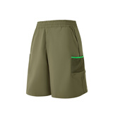 阿迪达斯（adidas）时尚潮流男女同款运动透气梭织工装短裤JJ0627 L  岩层橄榄绿 