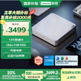 联想（Lenovo）小新mini口袋迷你主机高性能商务办公台式机电脑(13代i5-13420H 16G 1TB SSD)