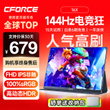 CFORCE便携显示器4K 笔记本电脑 办公副屏Macbook外接屏 Ps5游戏便携屏幕 手机投屏显示屏NS便携式扩展屏 15.6寸FHD 144Hz【16X】人气高刷