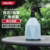 得力（deli）喷水壶喷雾器园艺浇花洗车酒精消毒喷壶手压式蓝色 DL581005A
