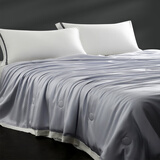 兰叙LENCIER夏季凉感奥地利兰精天丝空调被子可水洗夏凉薄被芯 冰蓝（填充整张凉感纤维） 200*230cm【3.6斤】