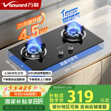 万和（Vanward）国家补贴20% 液化气燃气灶具煤气炉双灶嵌入式4.5kW家用猛火一级能效家电以旧换新B3L20可配油烟机