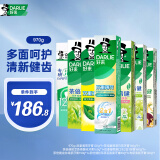 好来(原黑人)茶倍健双重薄荷茉莉青提龙井绿茶清新牙膏套装970g