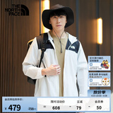 北面（The North Face）防风夹克防晒服男薄风衣舒适耐穿防泼溅24春季上新|8AUS KY4/黑白色 L /175