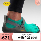 Vibram五指鞋女运动鞋轻便透气赤足跑步鞋健身训练休闲鞋五趾鞋  KSOEVO 绿色/蓝色（建议拍大一码） 39