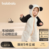 巴拉巴拉连体衣婴儿秋冬装外出宝宝抱衣哈衣爬服珊瑚绒2024萌208424120201