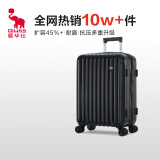 爱华仕行李箱可登机20英寸女小型拉杆箱男旅行箱可扩展密码箱皮箱星空黑