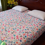 风汐跑量款纯棉纱布床盖单件夹棉床单榻榻米全棉绗缝防滑单 蝶舞 200cm*220cm 单件适合1.5或1.8床)