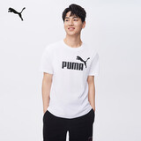 彪马PUMA 纯棉宽松粉色休闲短袖T恤男女款夏季运动上衣 688958 L