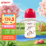 贝亲（Pigeon）新生婴儿 防胀气双把手PPSU奶瓶 240ml 猫头鹰 L号 6个月+ AA221