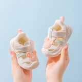 基诺辅童鞋男女婴幼儿凉鞋包头1-2岁2025夏季儿童宝宝学步鞋透气机能鞋 K1212粉色【夏季镂空】 17 内长12.8脚长约11.9-12.3