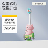 恐龙医生（PROTEFIX）儿童牙刷1-3-6岁婴儿牙刷牙膏软毛宝宝牙刷1-2岁乳牙刷卡通火车猪