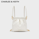 CHARLES&KEITH迷你菱格流浪包单肩包双肩包生日礼物母亲节礼物CK2-60782390