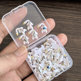 卡之物语变色烤鸭迷你紫外线感温光变你好鸭创意减压挂件玩具男孩生日礼物 100只迷你烤鸭+盒装 标配