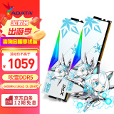 威刚（ADATA）XPG龙耀D500G吹雪联名DDR5台式内存条C28时序严选海力士Adie颗粒ddr5内存条灯条套装9800X3D专用 【9800X3D专用】6000 16*2吹雪C28