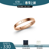 丹尼尔惠灵顿（DanielWellington）DW戒指男女对戒 时尚饰品素圈情侣戒指 表白生日礼物送女友 尺寸50 DW00400016