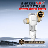 滨特尔（pentair）前置过滤器大通量家用全屋自来水管道40μm过滤器9吨/H大流量水驱涡轮+反冲洗刮洗净水器 【升级9T/H】S160前置过滤器