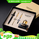 英雄（HERO）钢笔1801黑丽雅 金属杆铱金钢笔/特细铱金钢笔/宝珠笔三合一礼品钢笔签字笔套装