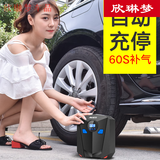 赛霸奥车载充气泵 汽车打气泵 12v大功率便携式轮胎冲汽打气筒 数显升级款+收纳包+3大配件 通用               