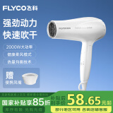 飞科（FLYCO）电吹风机家用发廊大功率2000W速干恒温便携可折叠白色FH6232