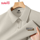 班尼路（Baleno）短袖POLO衫男夏季休闲宽松t恤复古百搭五分袖上衣男装