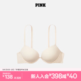 维多利亚的秘密（Victoria's Secret）PINK 夏季圆盘胸内衣2805舒适3/4罩杯聚拢外扩文胸胸罩无痕聚拢 39H6香槟色 11202805 70B （32B）