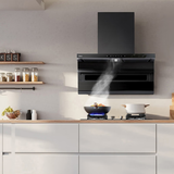 老板（Robam）小黑翼油烟机家用顶侧抽油烟机大吸力25风量7字型燃气灶具27A13-D1+57B6DT烟灶【套装商品】