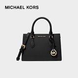 MICHAEL KORS奢侈品礼物MK女包Sheila手提斜挎包单肩包黑色35S3G6HS5LBLACK