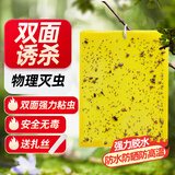 地依猫粘虫板黄板诱虫板20张灭苍蝇贴灭蚊虫小飞虫诱捕神器