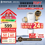滨特尔（pentair）前置过滤器大通量家用全屋自来水管道40μm过滤器9吨/H大流量水驱涡轮+反冲洗刮洗净水器 【升级9T/H】S160前置过滤器