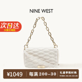 NINE WEST玖熙包包女包轻品牌高级感斜挎包女士单肩包情人节礼物送老婆 米白色