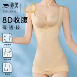 婷美连体塑身衣强力收腹提臀产后束腰轻薄美体女瘦身透气