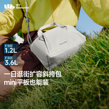 蕉下（beneunder）斜挎包包女包单肩包托特包迷你通勤包旅游轻便逛街小包礼物女生灰