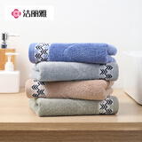 洁丽雅（Grace）毛巾A类新疆棉100%纯棉洗澡洗脸大毛巾洗澡两条装