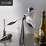 CLITON手动开瓶器 平衡不倒翁金属小鸟啤酒红酒起瓶器解压创意摆件礼物