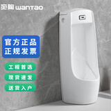宛陶（wanTao）落地式小便器陶瓷一体感应式小便斗家用公共立式配感应器小便池 8210款感应冲水小便器