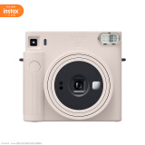 INSTAX富士instax立拍立得 一次成像相机 SQUARE SQ1 云母白