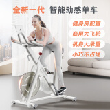 万达康（WONDERCORE）动感单车 室内运动骑行 智能调阻 家用健身车 健身器材自行车BIKE 白色