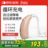 邦力健老年人专用轻中重度耳聋耳背式无线隐形 充电降噪耳背机D-206