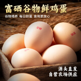 耕果妙河南濮阳富硒鸡蛋10枚1斤新鲜谷物鸡蛋笨鸡蛋整箱包邮源头直发