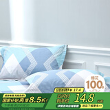 艾薇（AVIVI）全棉枕套 学生宿舍枕头套单人枕芯套 一个装 巴德尔 48*74cm