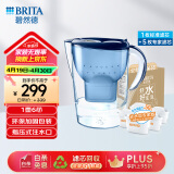 碧然德（BRITA）过滤净水器 家用滤水壶 净水壶 海洋系列 3.5L（蓝）+专家版滤芯5枚 环保加固包装