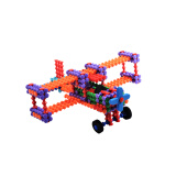 光华玩具（POPULAR PLAYTHINGS）竹节棍积木玩具男孩3-6岁幼儿园儿童早教汽车建筑立体拼插模型 90004柔性竹节棍400片
