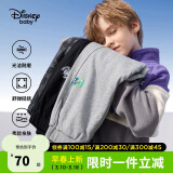 迪士尼（DISNEY）童装儿童男童加绒运动长裤宝宝时尚帅气裤子24冬DB331ME04灰120