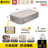 菲莱仕（FEIRSH）充气床垫打地铺家用双人便携户外露营野营加厚自动气垫带气泵一代 单人【三层加高】充气床+桃绒枕