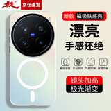 暴走适用vivox200pro手机壳 VIVO X200Pro保护套 MagSafe磁吸硅胶软边磨砂肤感半透镭射渐变防摔壳